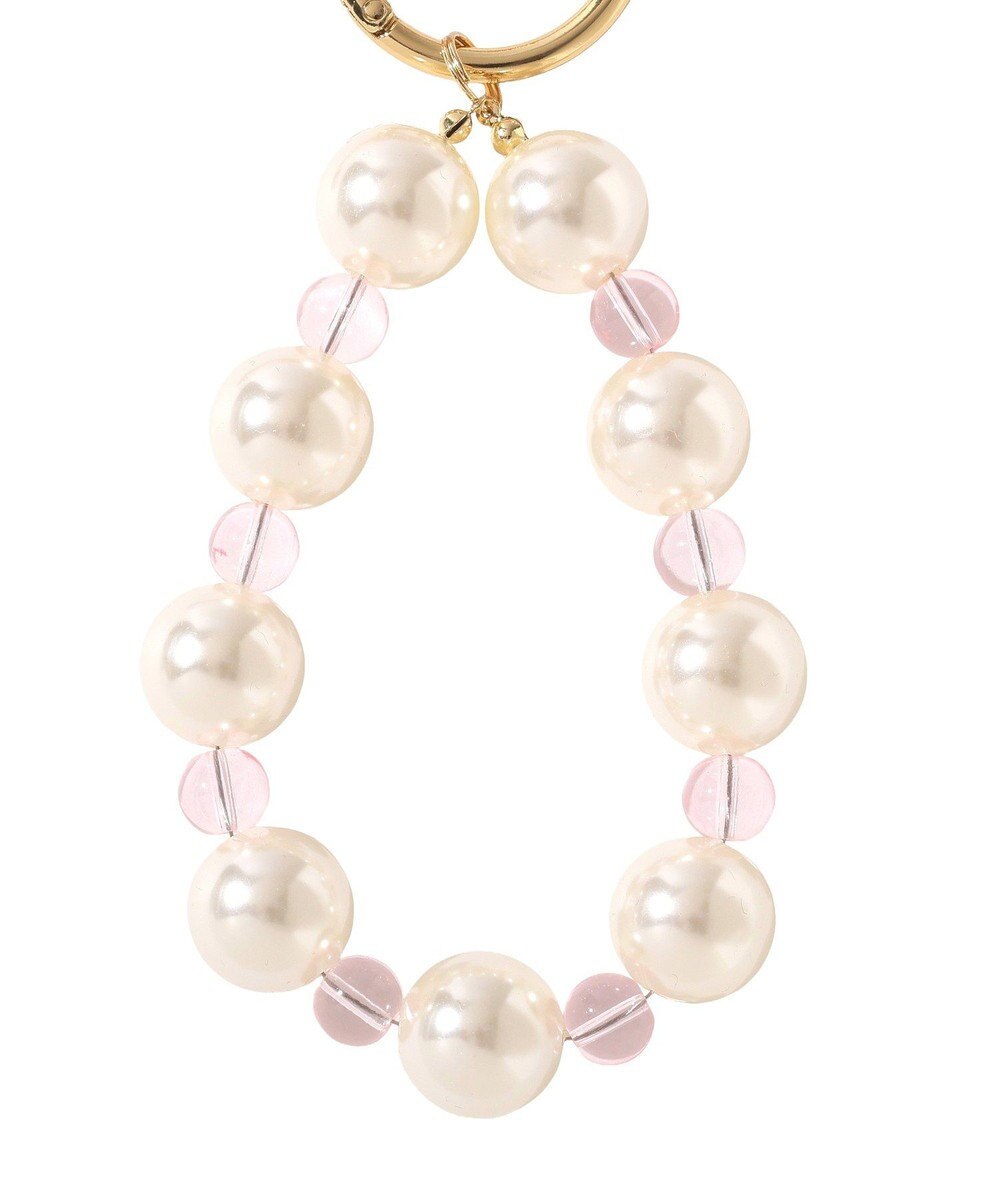 Maison de FLEUR ロゴリボンビッグパールビジューチャーム 