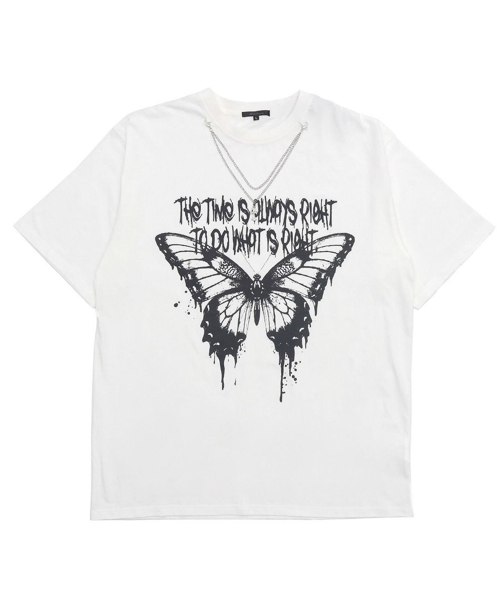 WEGO アクセ付きハードグラフィックT（SS） 