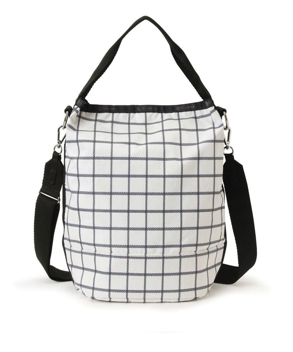 LeSportsac CONVERTIBLE BUCKET BAG/モノクラスチェック 