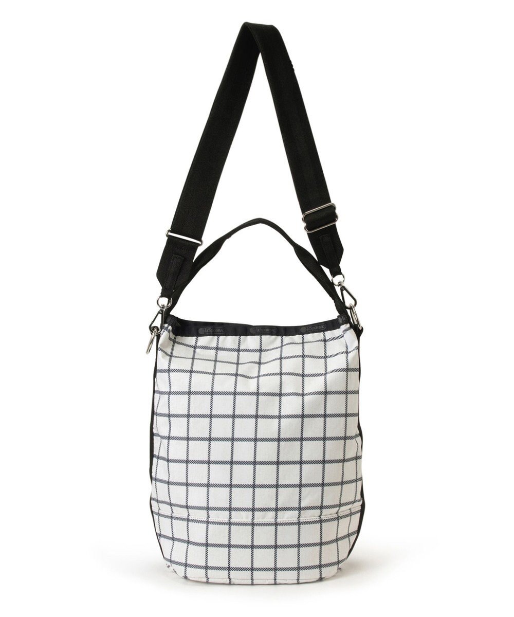 LeSportsac CONVERTIBLE BUCKET BAG/モノクラスチェック 