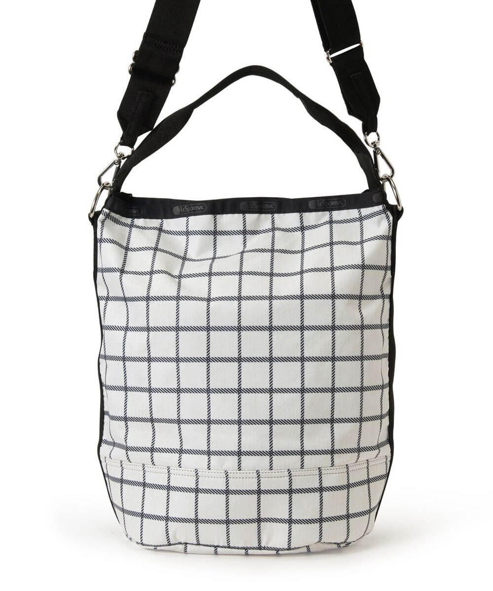 LeSportsac CONVERTIBLE BUCKET BAG/モノクラスチェック 