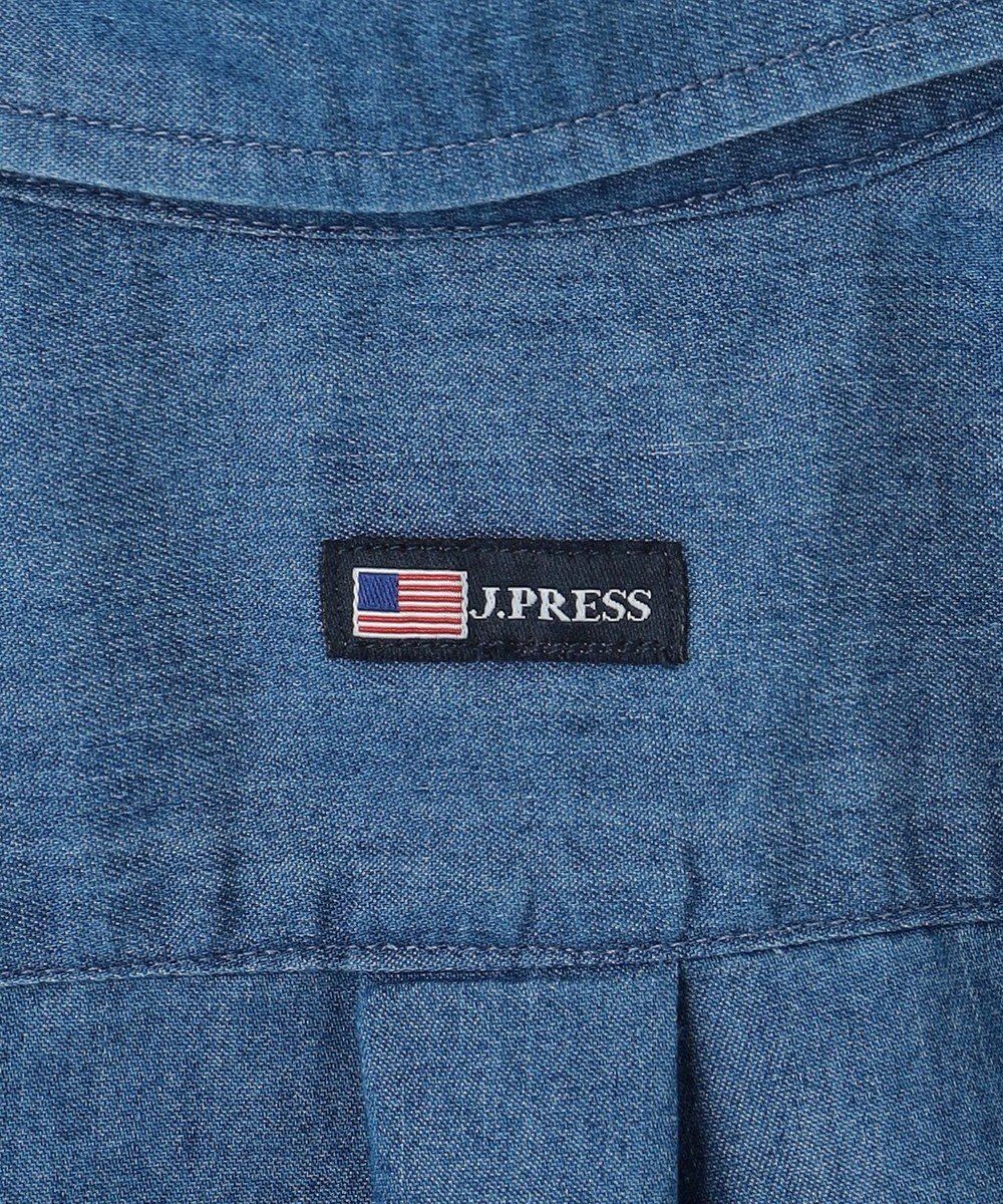 J.PRESS KIDS 【100-130cm】4.5オンス TC デニム 半袖シャツ 