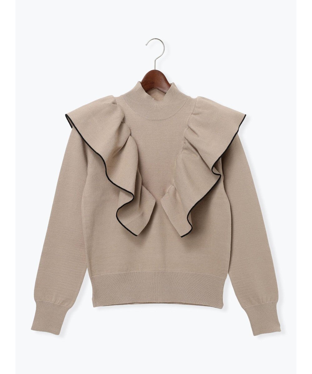 Te chichi ラッフルフリルニット 