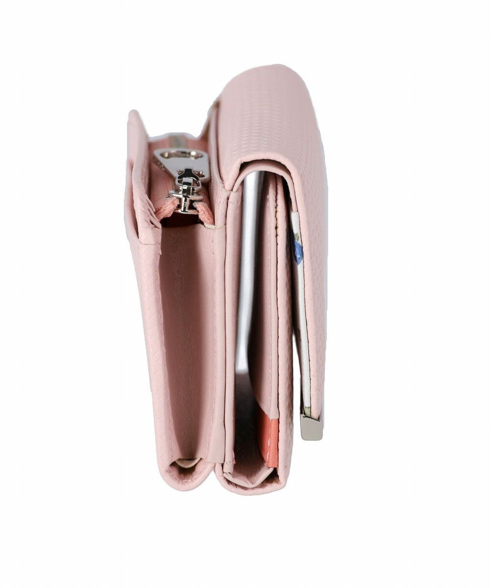 tsumori chisato CARRY クロスエンボス 3つ折りミニ財布 