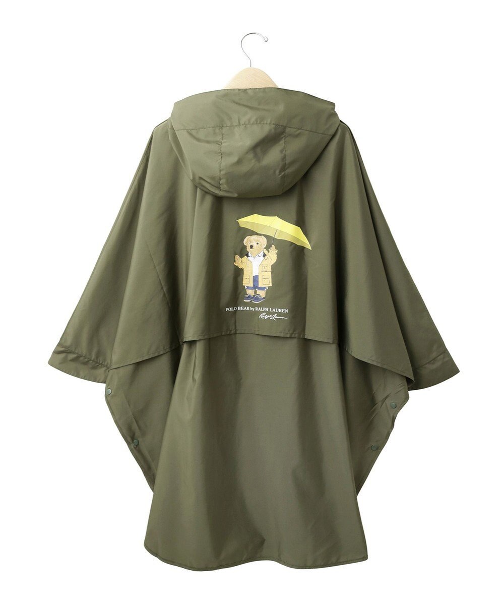 MOONBAT POLO RALPH LAUREN レインポンチョ レインベア 50デニール生地／着丈98cm 収納袋付き 