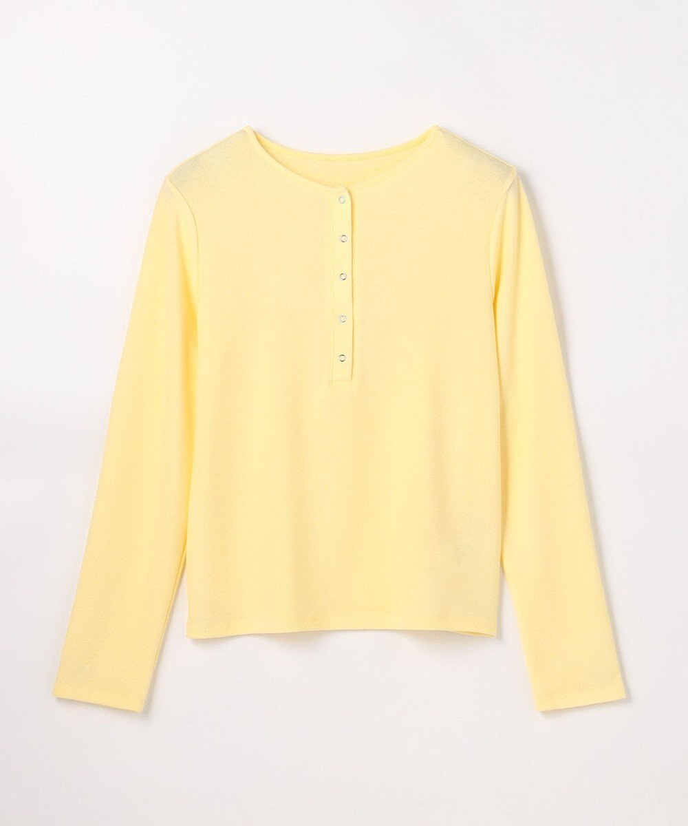 ANY クリアラメフライスヘンリーネックプルオーバー 