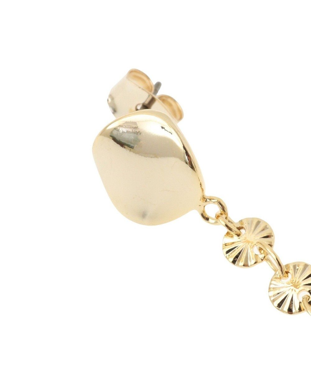 Green Parks ・ＨＡＬＦ　ＴＩＭＥ　メタルプレートパールピアス 