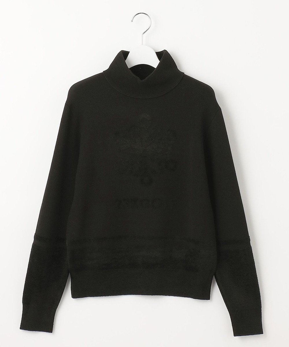 23区GOLF 人気ニットアイテムが今季も登場【WOMEN】【洗える】スノーモチーフ モックネックニット 