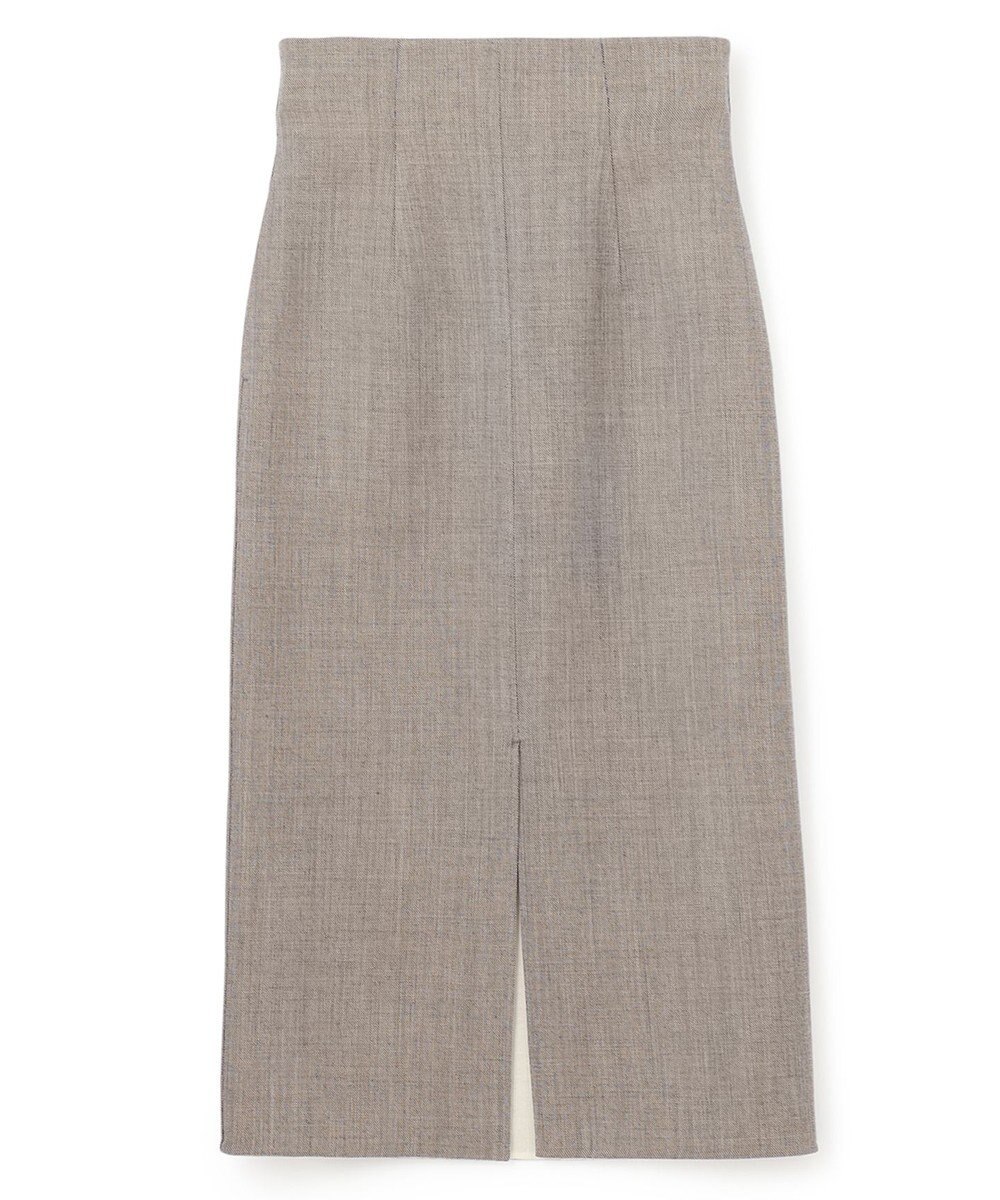 BEIGE， GRANET / ウールリバーIラインスカート 