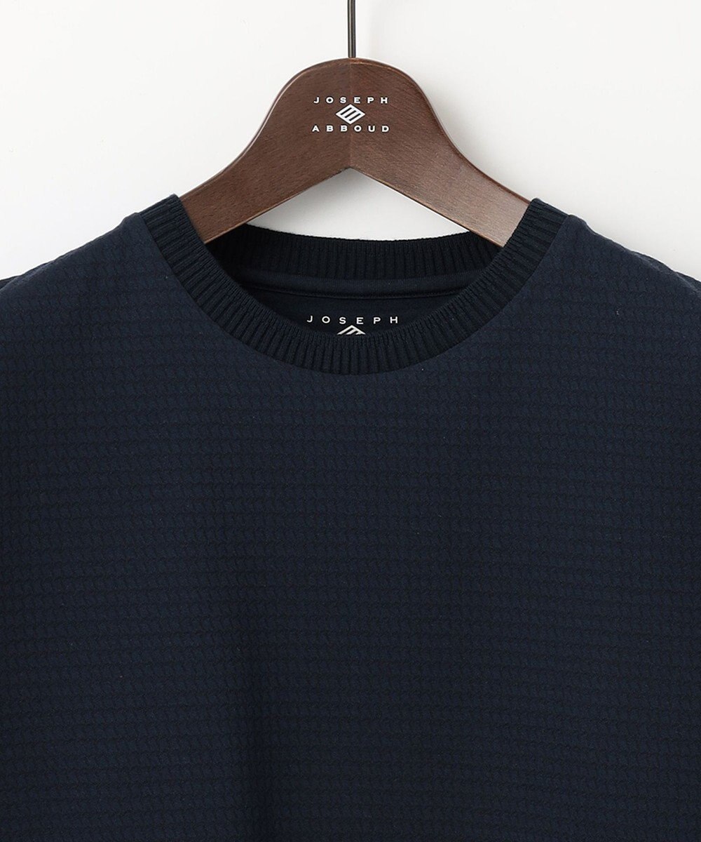 JOSEPH ABBOUD 【吸水速乾/】千鳥サッカー Tシャツ 