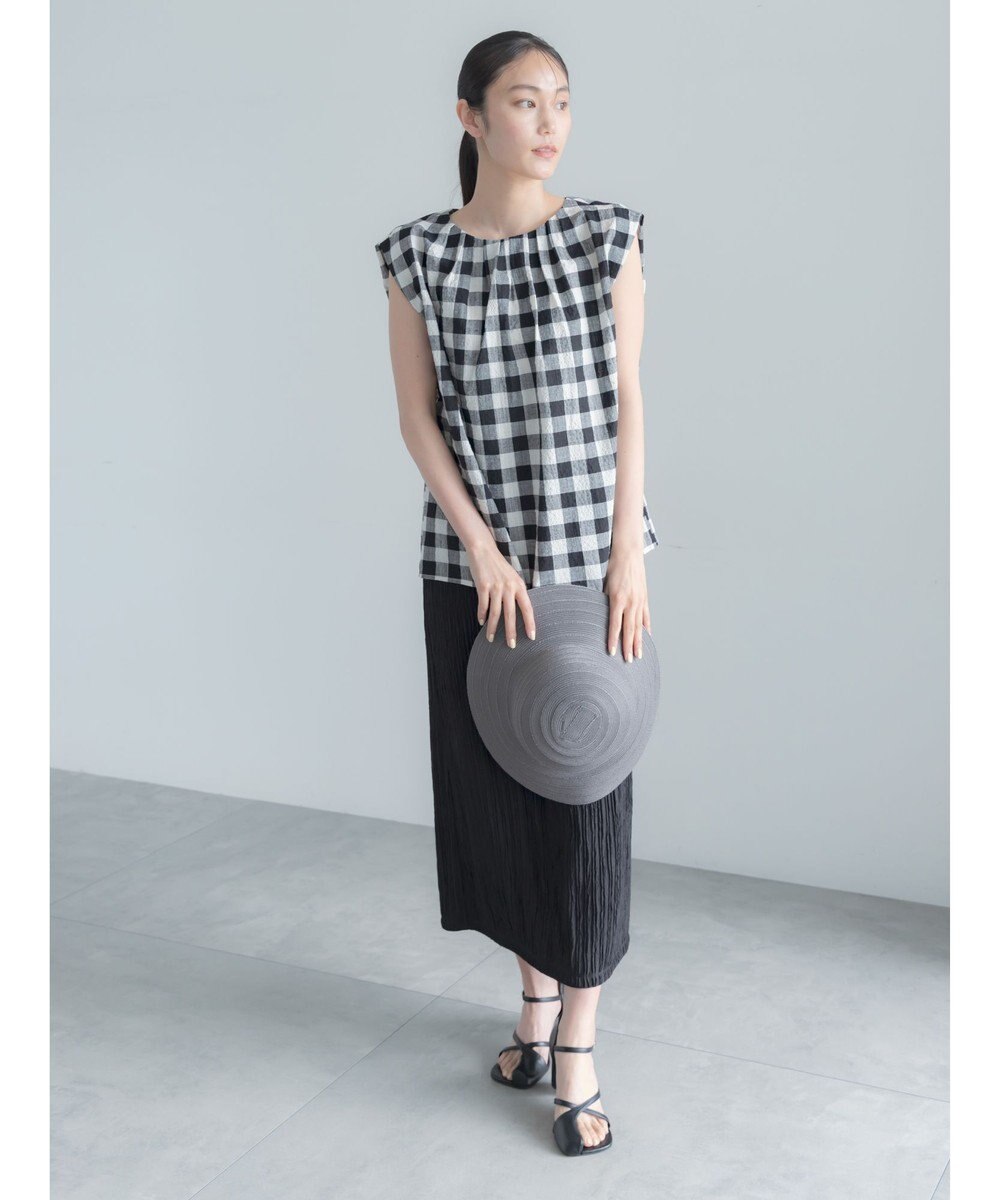 Te chichi リネンミックスクレープブラウス(セットアップ可)《2026 SUMMER LOOK item》 