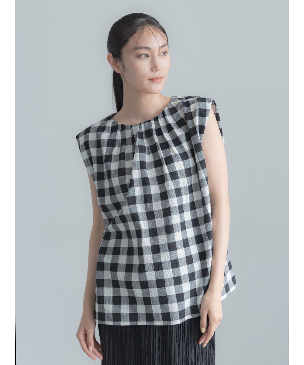 Te chichi リネンミックスクレープブラウス(セットアップ可)《2026 SUMMER LOOK item》 