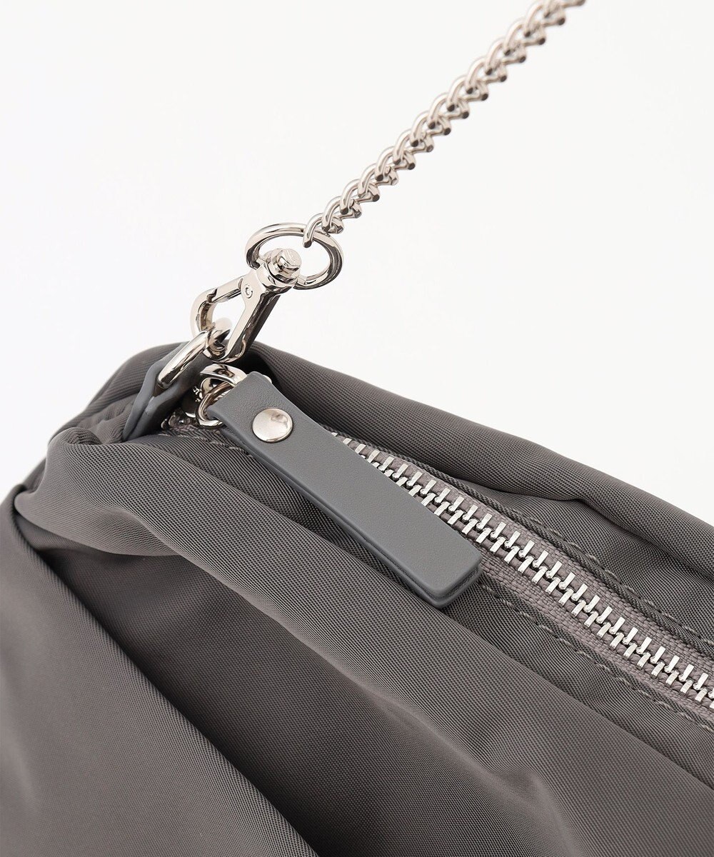 J.PRESS LADIES 【2way】ナイロンギャザー ショルダー バッグ 