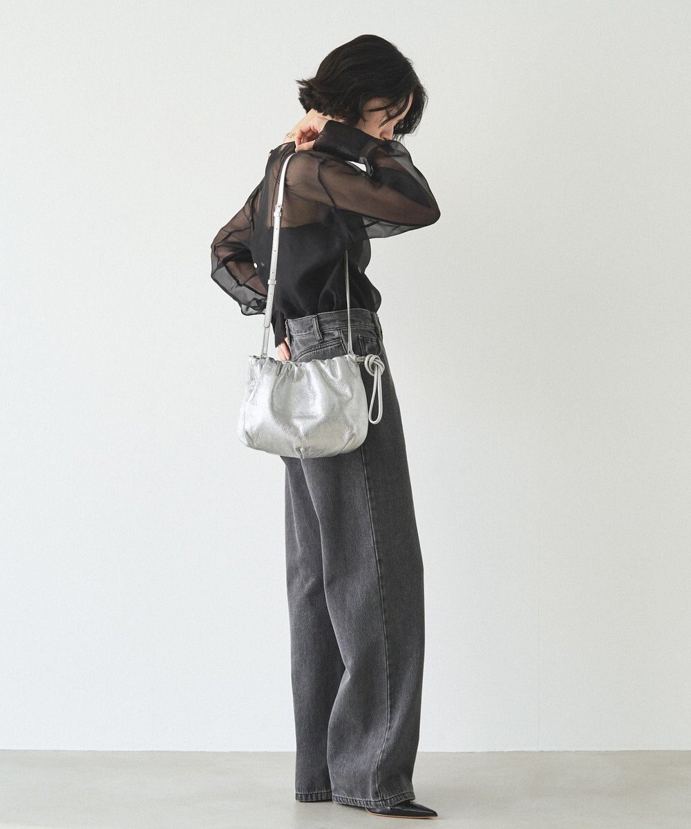 russet レザー巾着4WAYショルダーバッグ(CE-1454) 