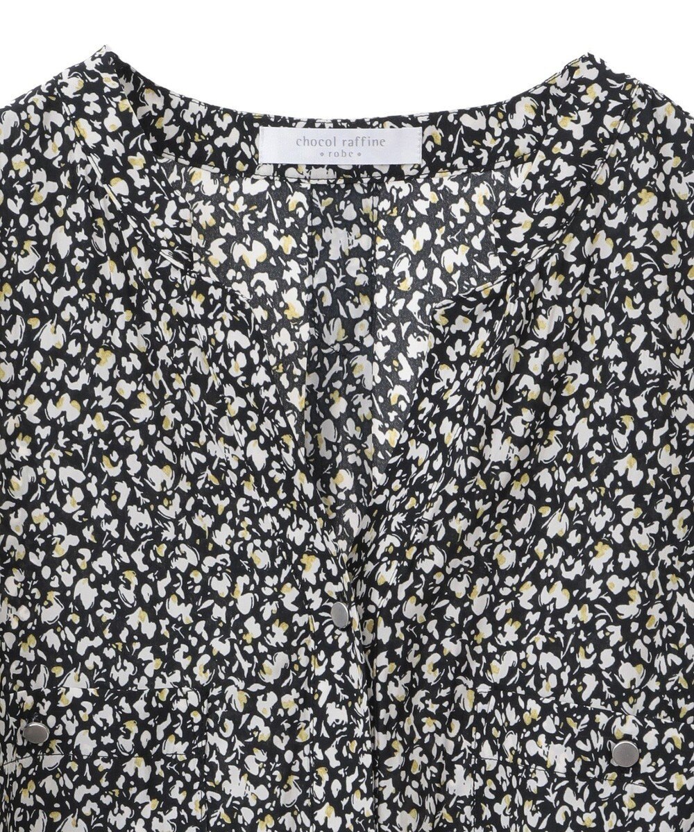 Green Parks サラフレブラウス（柄） 