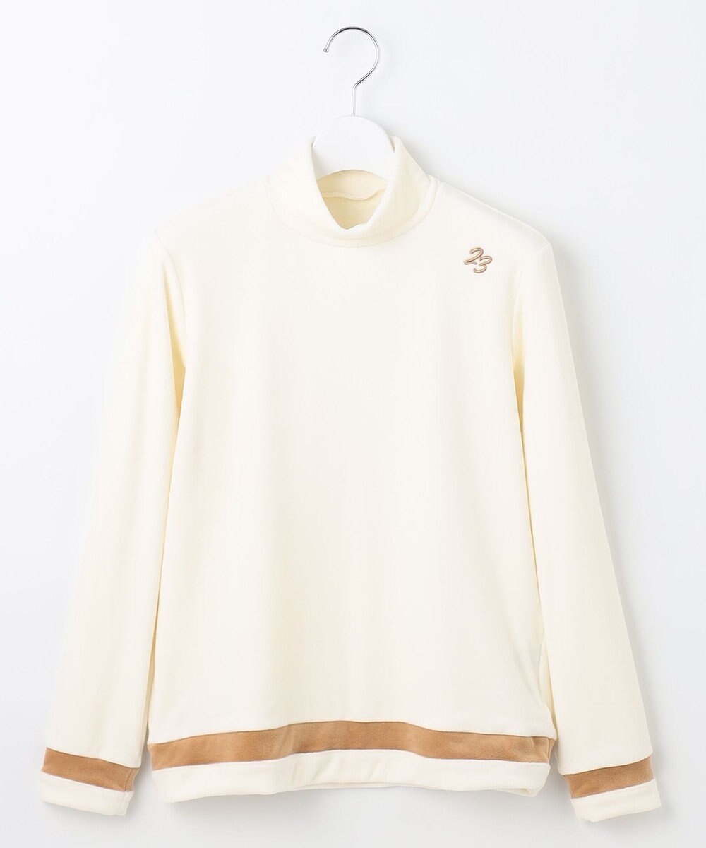 23区GOLF 【WOMEN】ベロア モックネック 