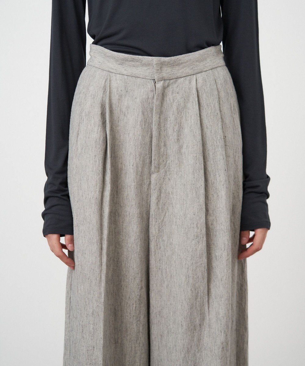 ATON LINEN RAMIE TOP | ワイドパンツ 