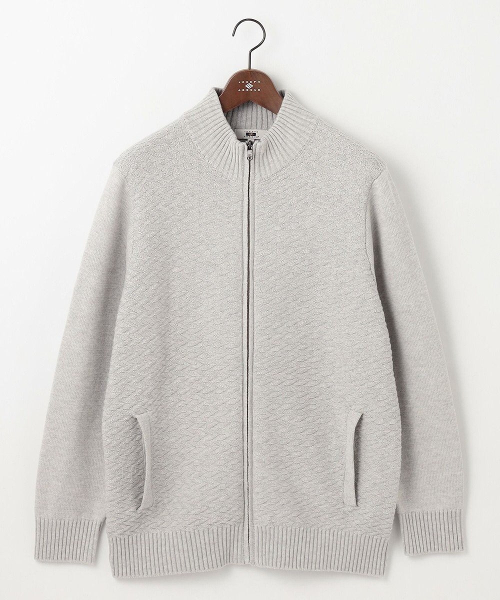 JOSEPH ABBOUD 【キングサイズ・25SS・洗える】バルキーニット ブルゾン 