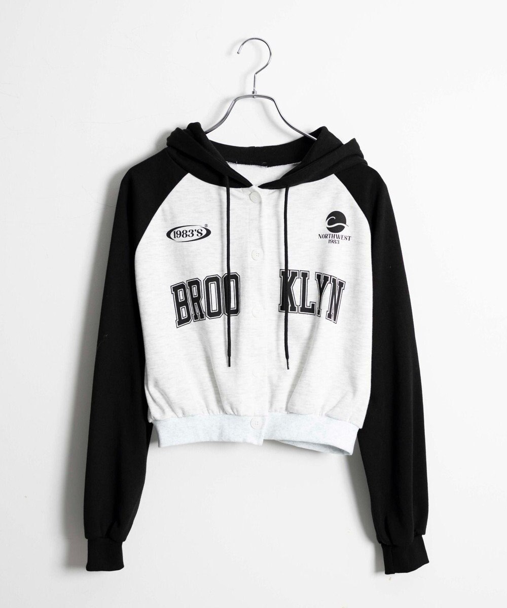 WEGO カレッジカットパーカー 