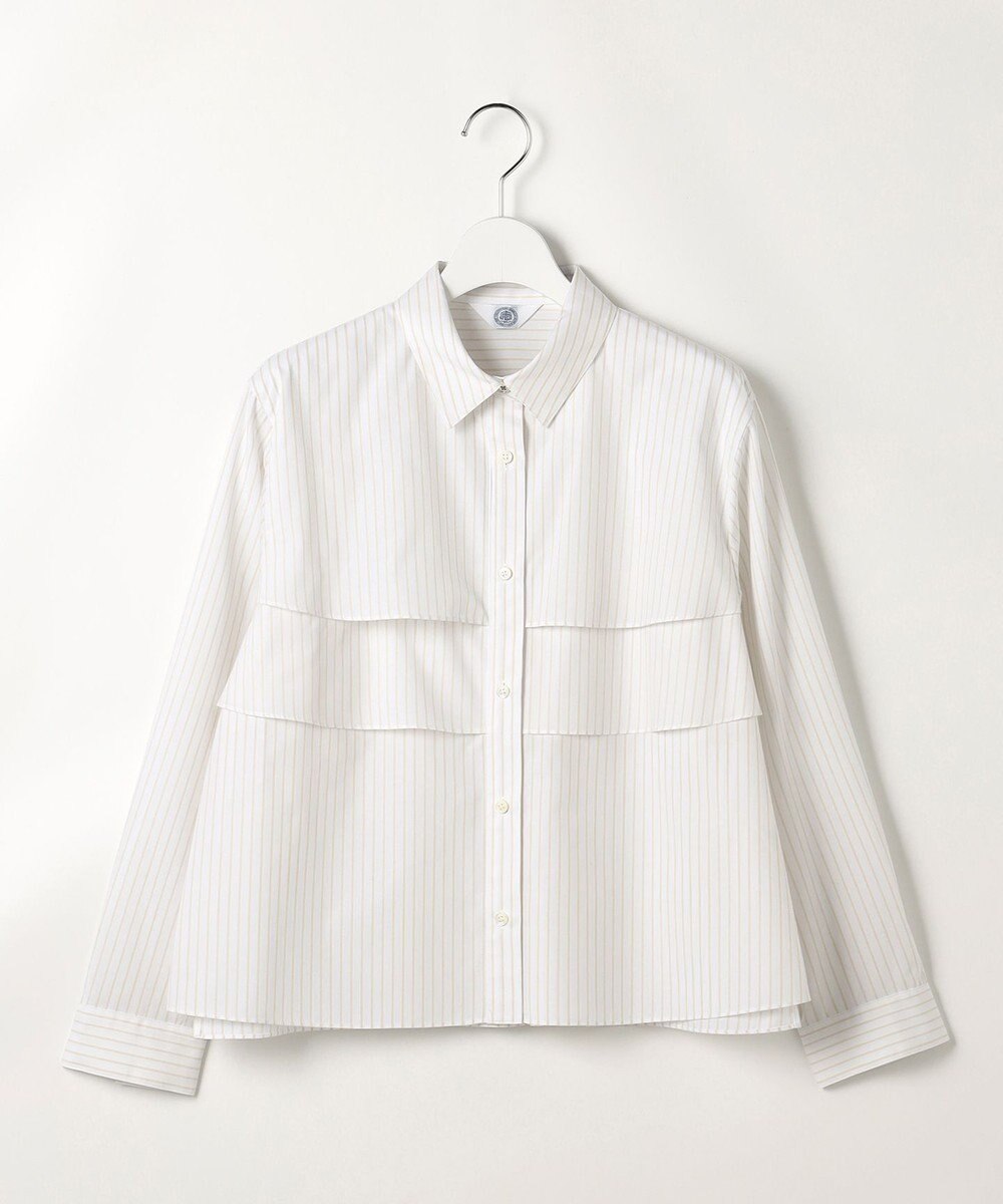 J.PRESS LADIES 【WEB限定カラーあり】COTTON TEX ブラウス 