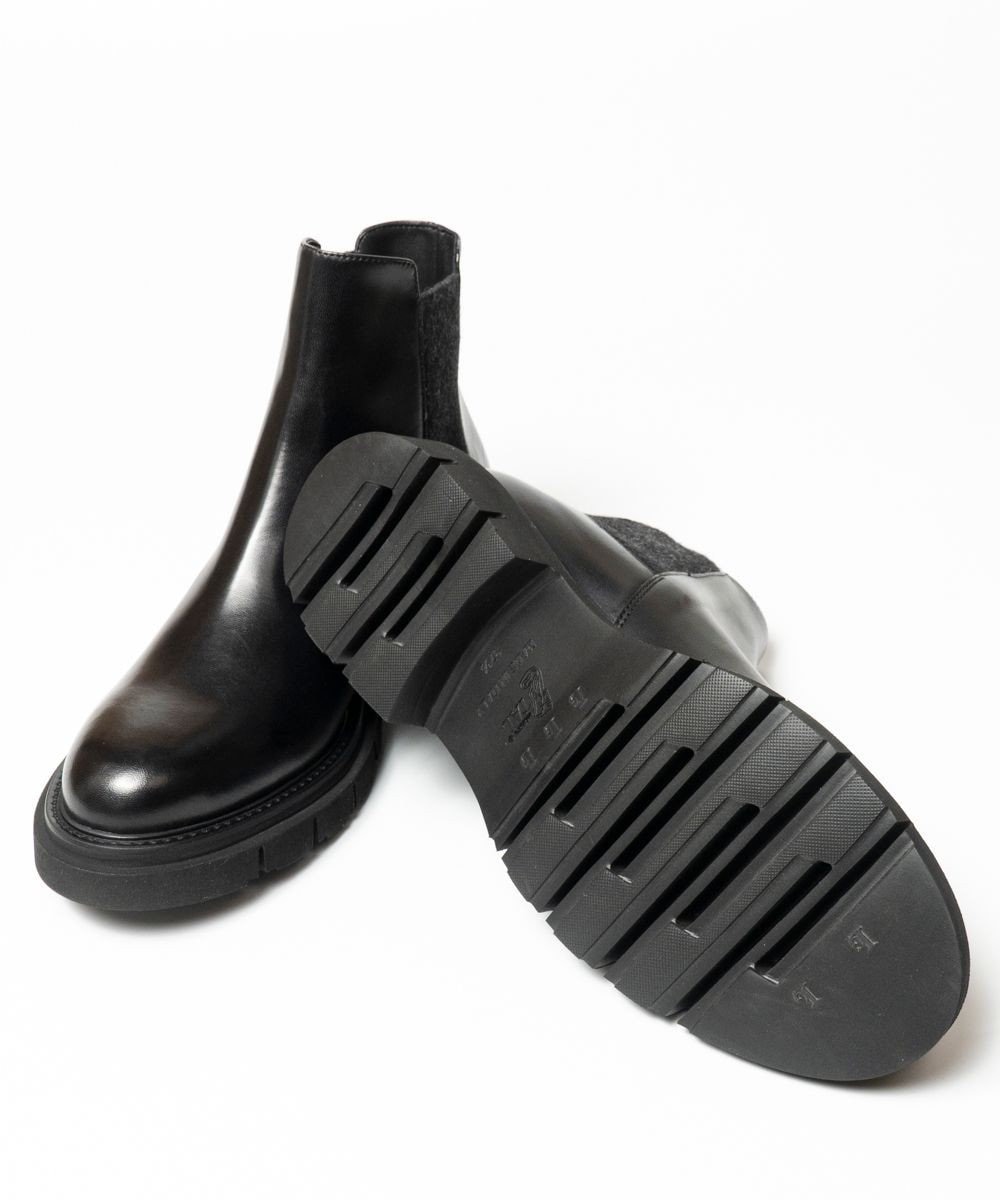 BONTRE 【LucaGrossi/ルカグロッシ】厚底サイドゴアショートブーツ 