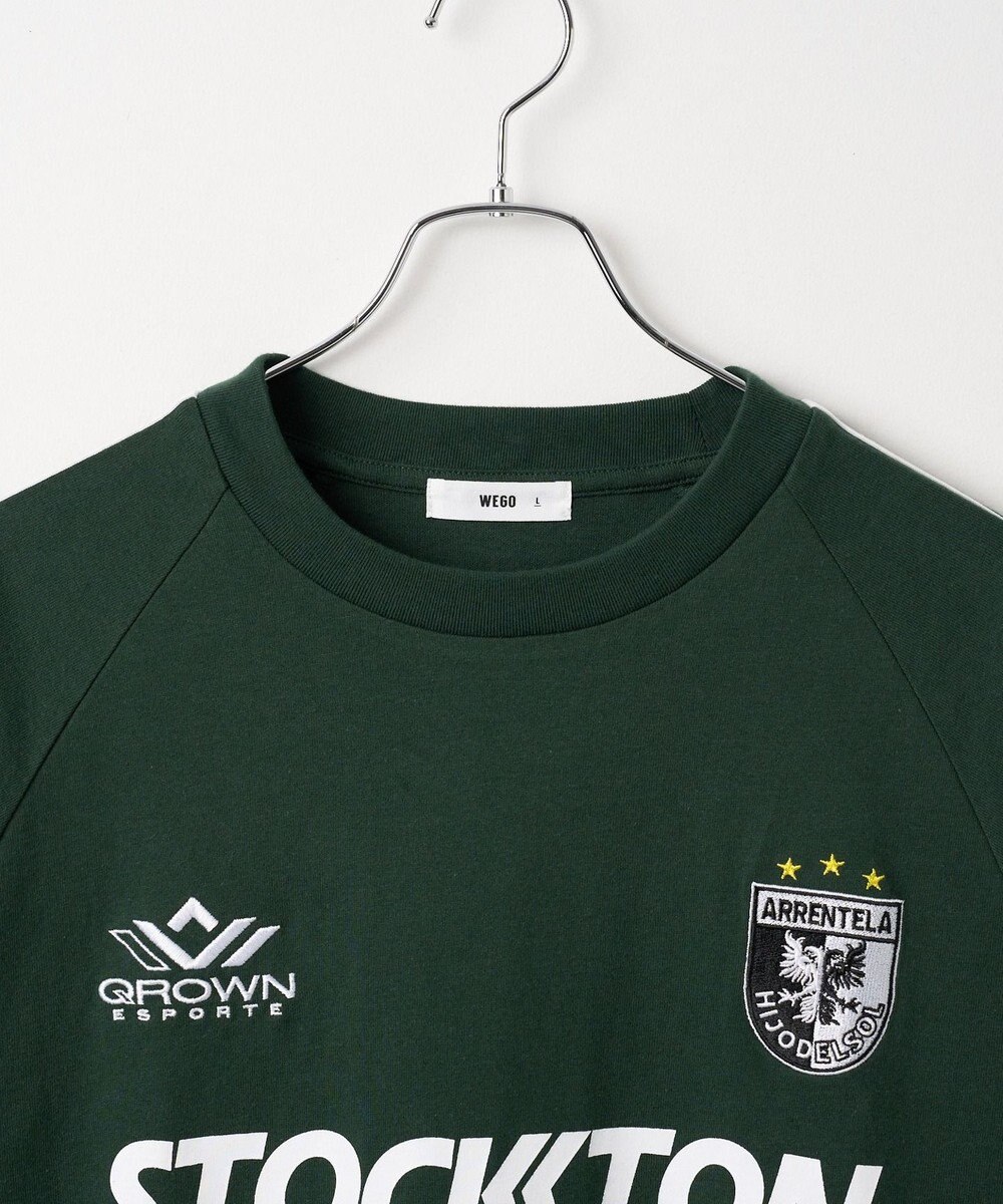 WEGO 【ユニセックス着用ITEM/手洗い可/MLサイズ】ラインゲームロゴT 