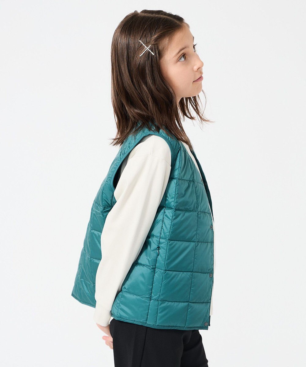 UNFILO 【120-150cm】TAION Vネック ダウンベスト(UNISEX) 