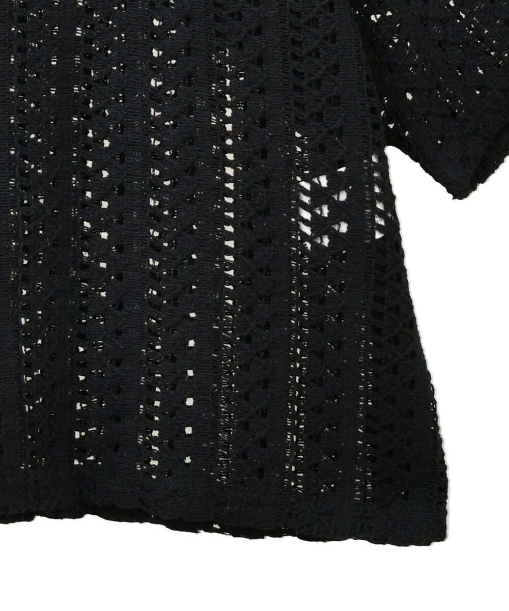 Green Parks インド綿 　衿付きレースシャツ 