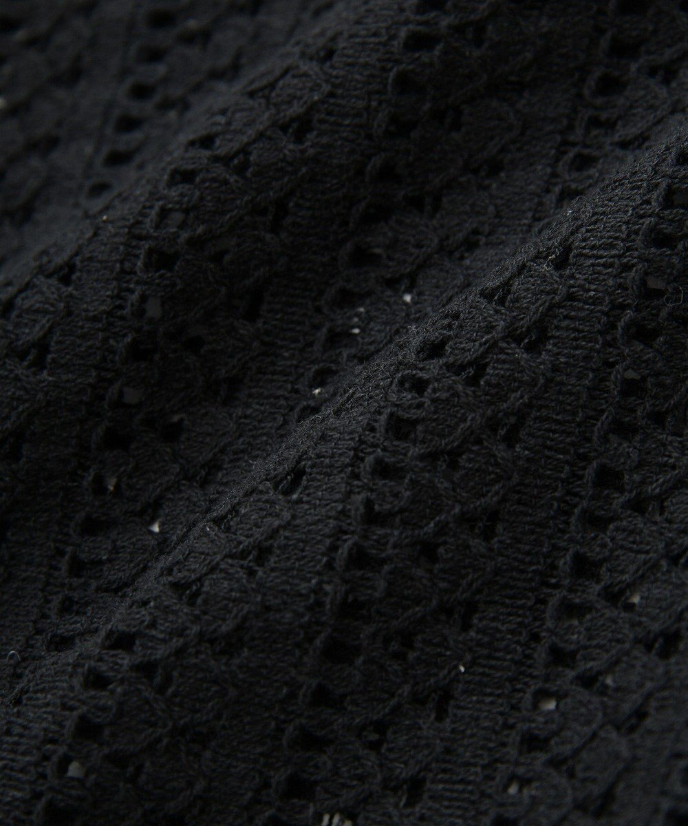 Green Parks インド綿 　衿付きレースシャツ 