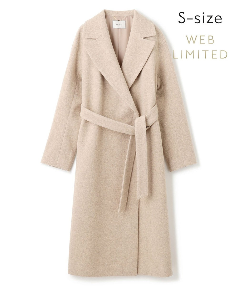 WEB限定・S sizeJANNU / ロングコート / BEIGE,   ファッション通販