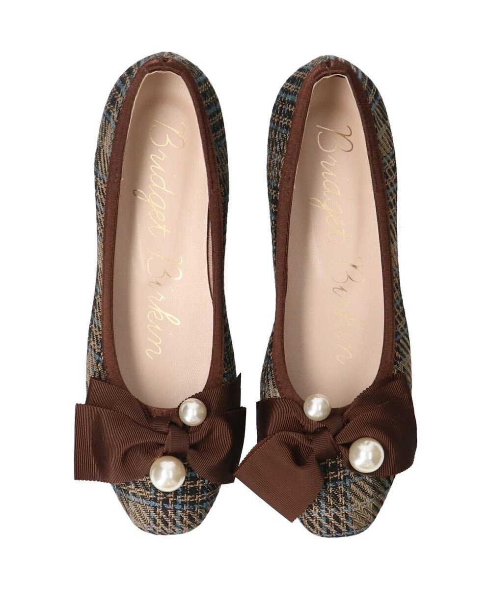 Bridget Birkin 【Bridget Birkin】ビッグパールリボンフラットシューズ 