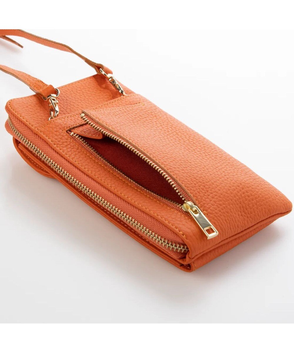 UNBILLION ペルケ perche / 牛革シュリンクタイプモバイルウォレットショルダー　旧8660 