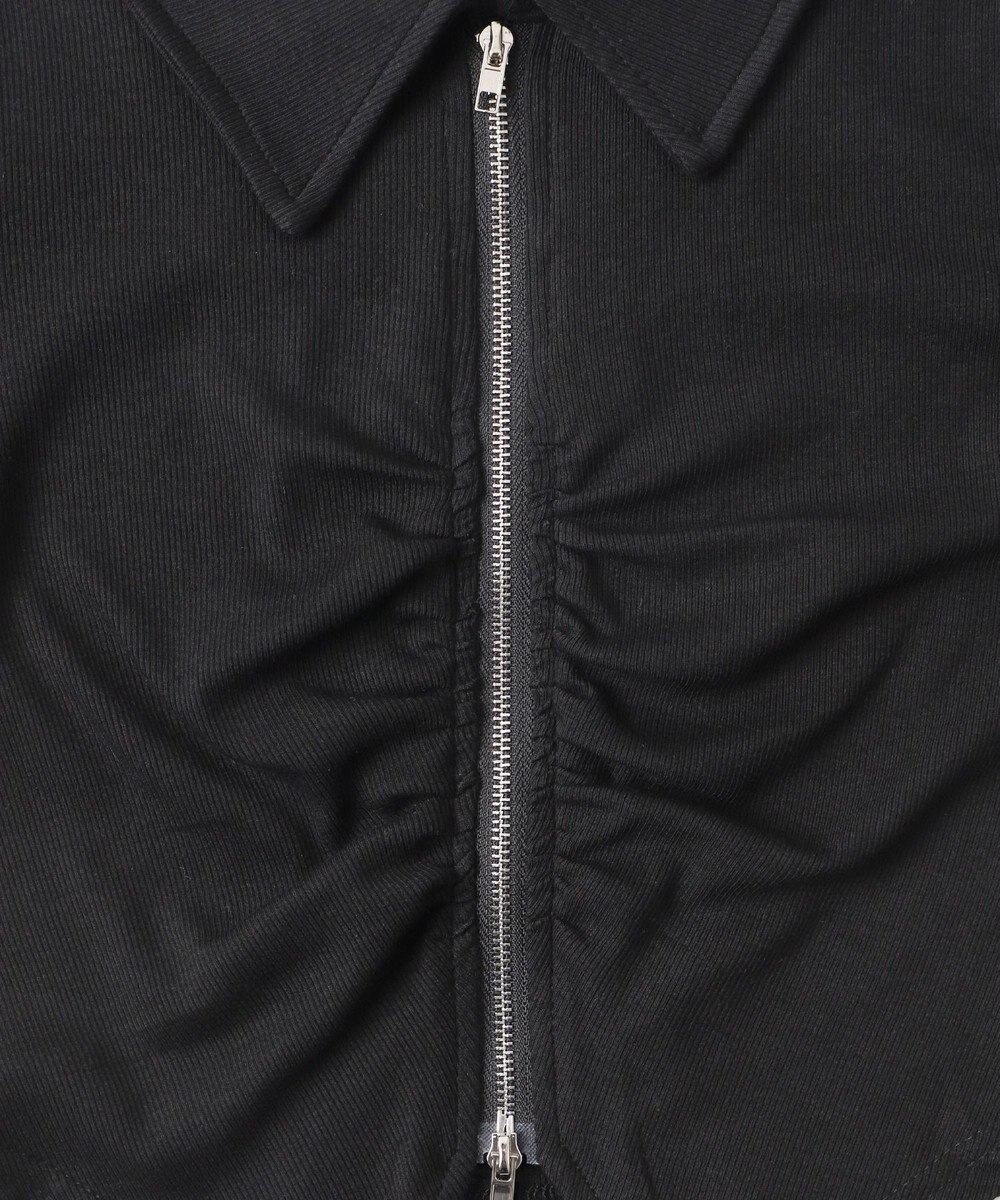 WEGO フロントギャザーWジップT 