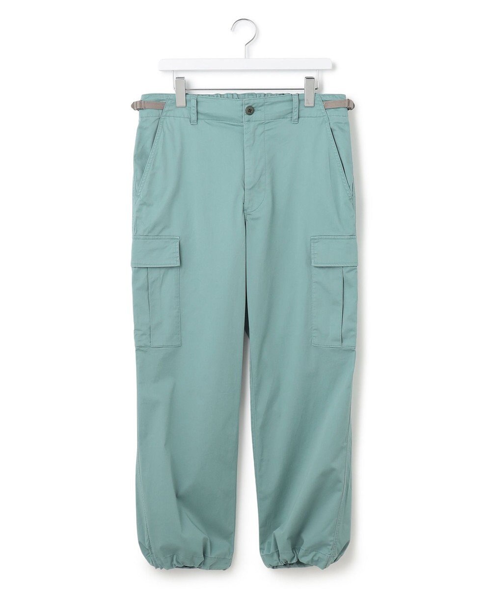 J.PRESS YORK STREET 【UNISEX】サテンストレッチ イージーカーゴパンツ 