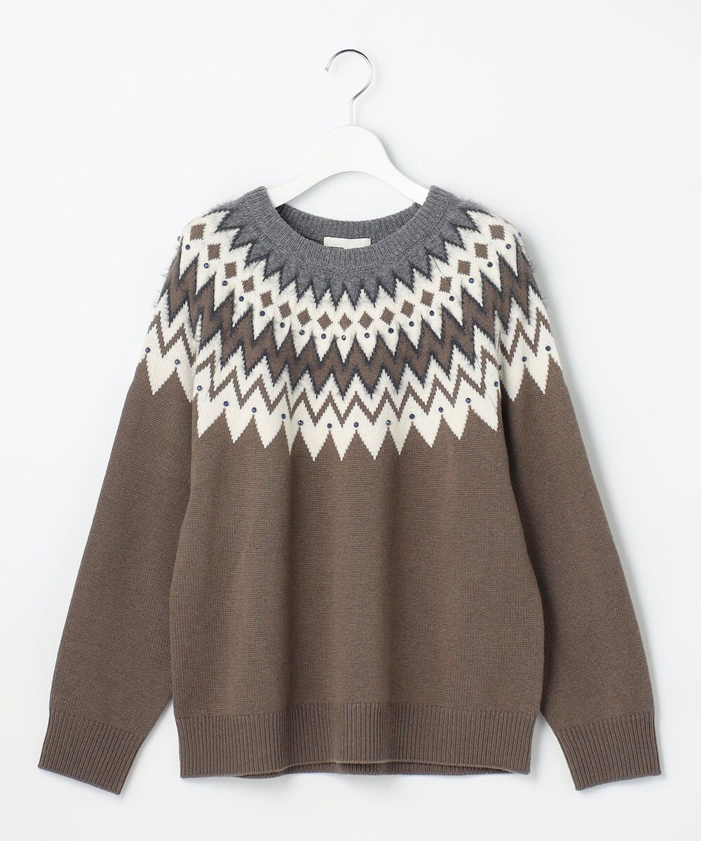 自由区 S フェアアイル ニット 