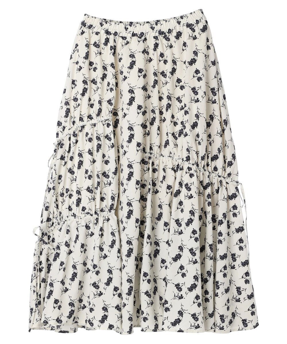 earth music&ecology ドロストギャザーフレアスカート 