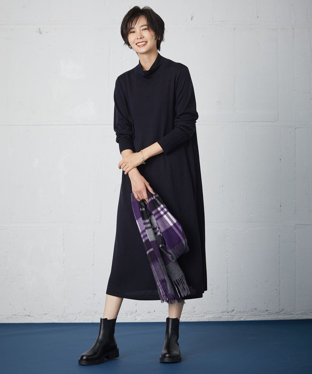 J.PRESS LADIES 【WEB限定カラーあり・洗える】EASY WOOL ワンピース 
