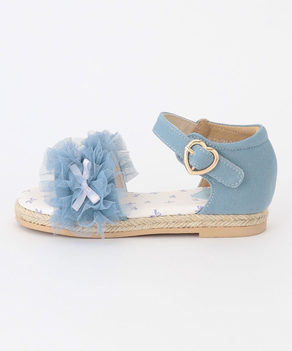 ANY KIDS チュールフリル サンダル 