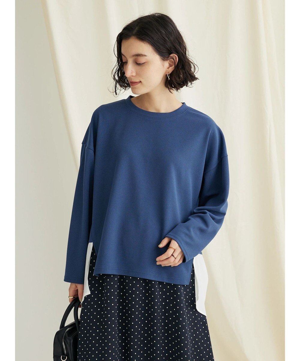 CRAFT STANDARD BOUTIQUE 布帛切替デザインプルオーバー 