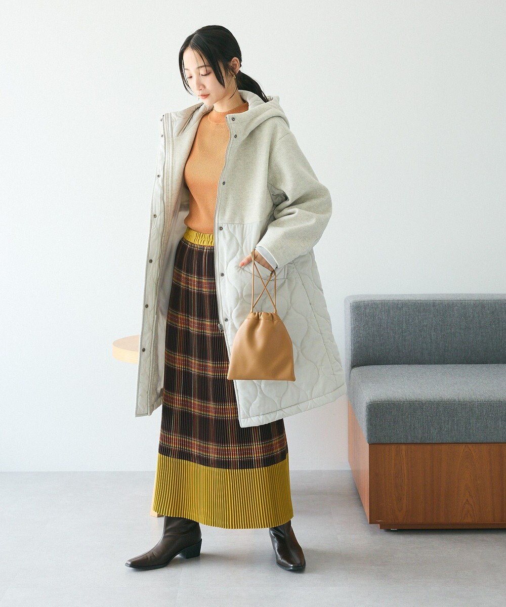 CRAFT STANDARD BOUTIQUE キルト切替フードコート 