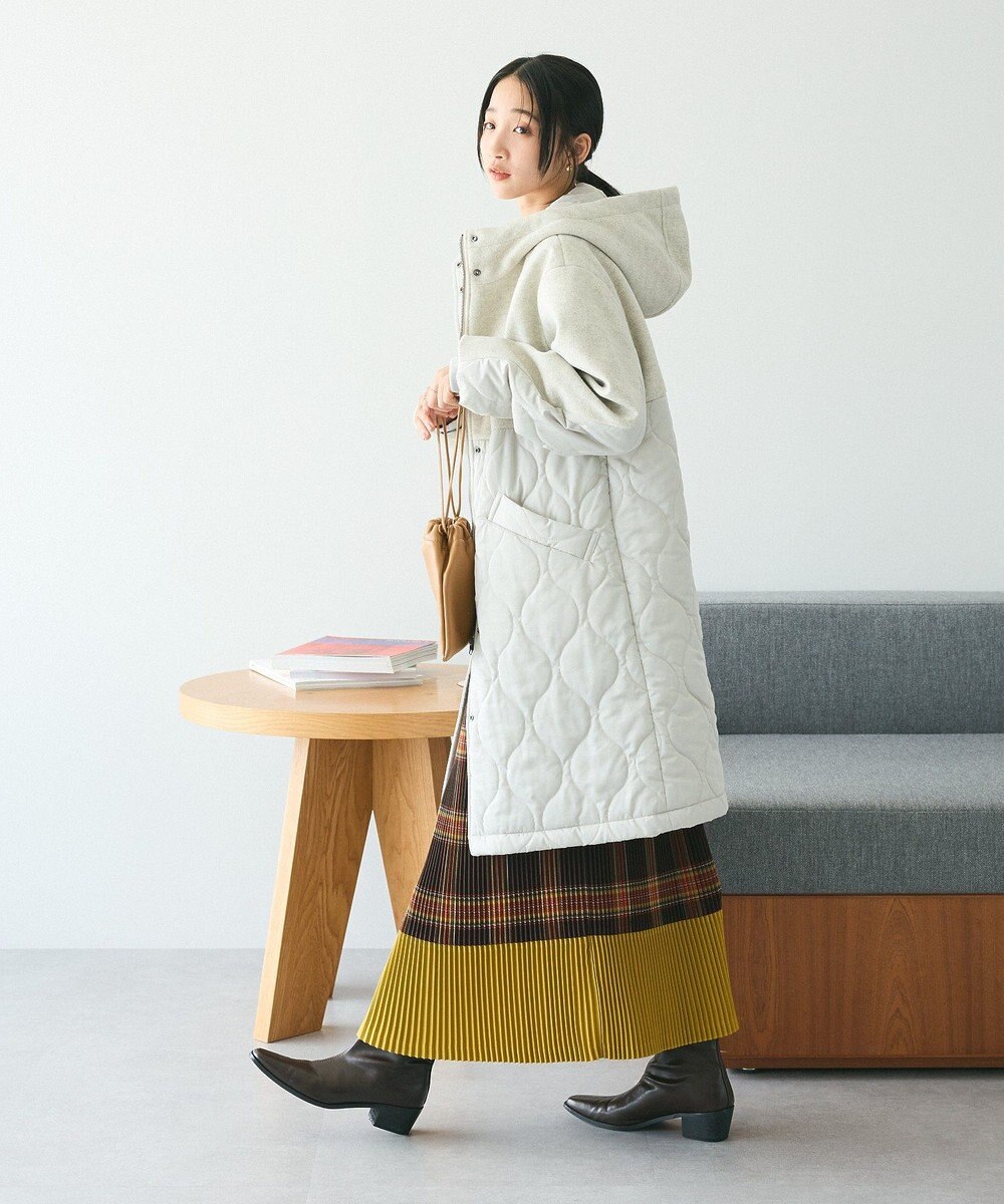 CRAFT STANDARD BOUTIQUE キルト切替フードコート 