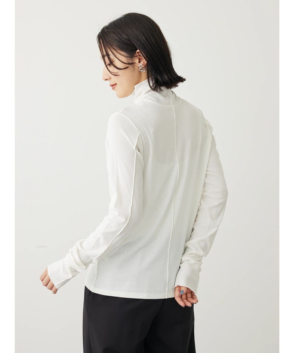 Green Parks カットリブタートルネックプルオーバー 