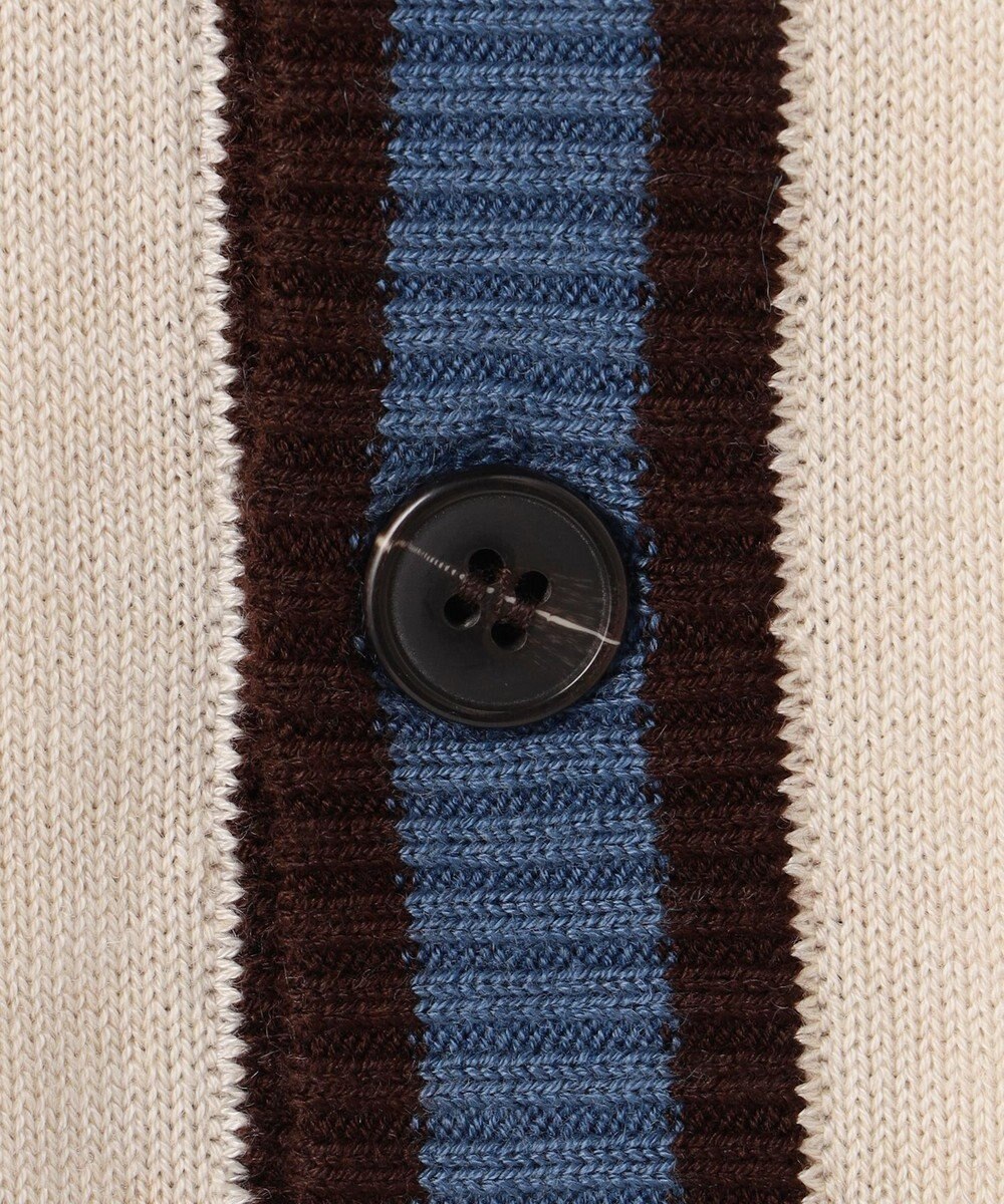 J.PRESS YORK STREET 【UNISEX】ハイゲージライン カーディガン 