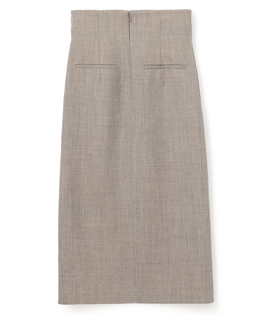BEIGE， GRANET / ウールリバーIラインスカート 