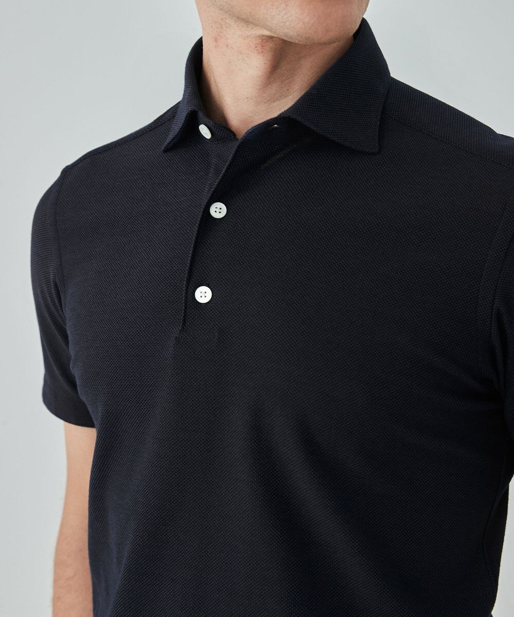 GOTAIRIKU 2年連続売上NO1【仕事で着られる】キレイめ 鹿の子ビズポロシャツ 