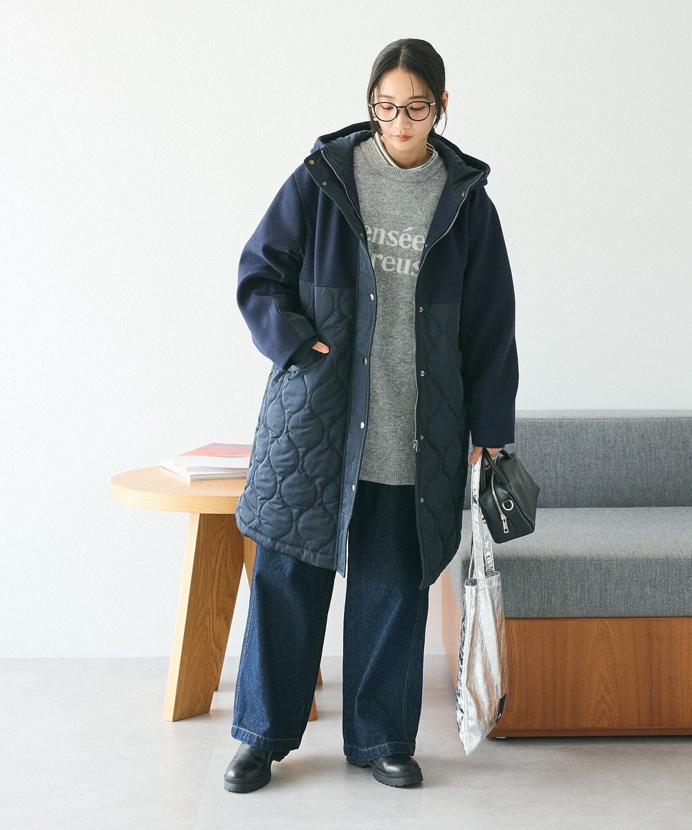 CRAFT STANDARD BOUTIQUE キルト切替フードコート 