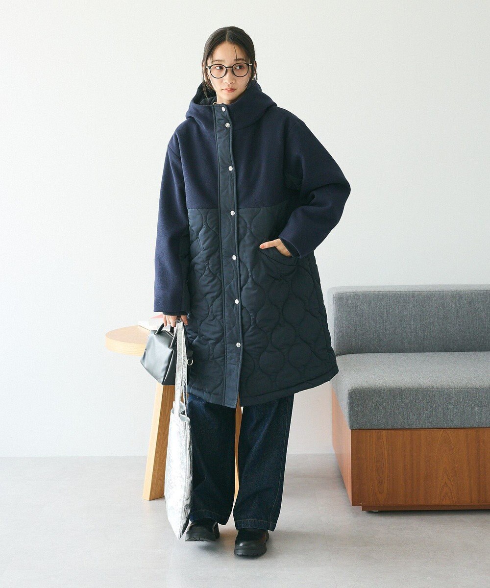 CRAFT STANDARD BOUTIQUE キルト切替フードコート 