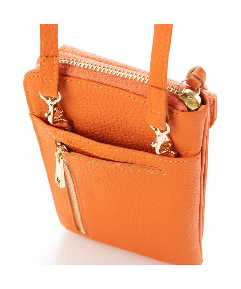 UNBILLION ペルケ perche / 牛革シュリンクタイプモバイルウォレットショルダー　旧8660 