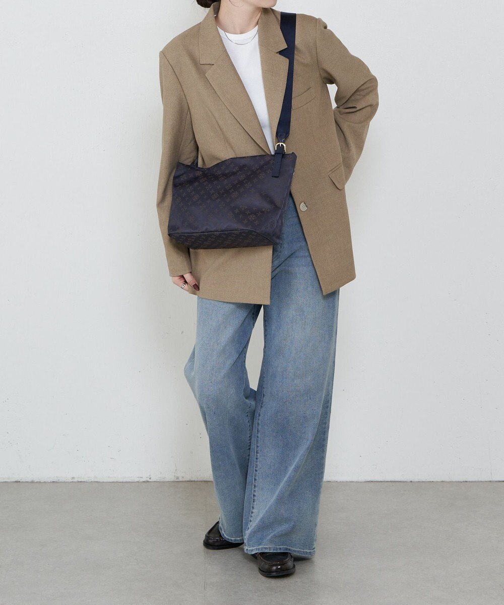 russet ナイロンジャガード2WAYワンハンドルトートバッグ(SF-268) 