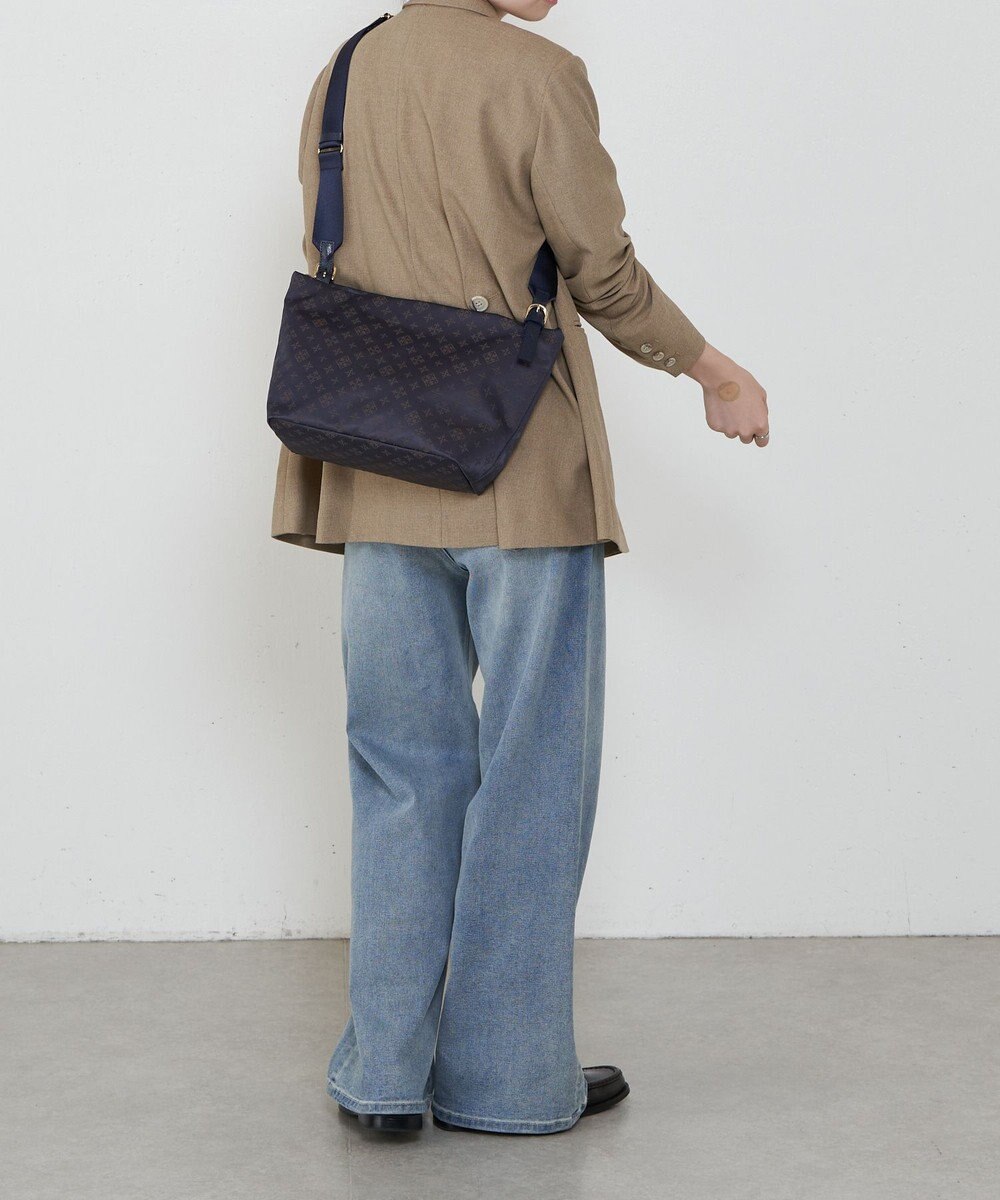 russet ナイロンジャガード2WAYワンハンドルトートバッグ(SF-268) 